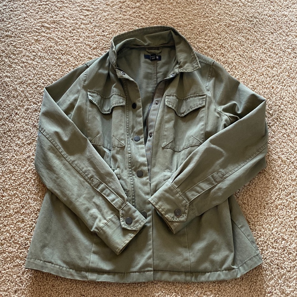 Army green jacket